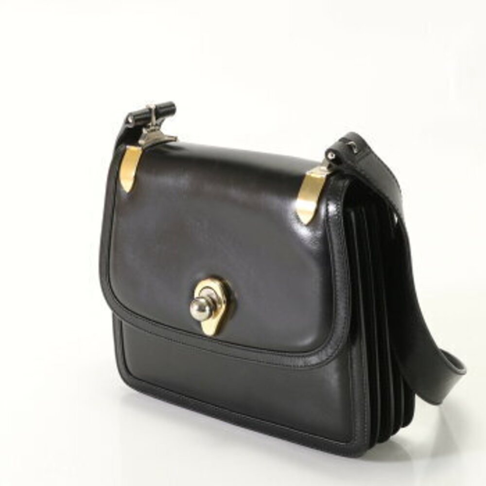 Gucci bag black calfskin shoulder leather - Picture 1 of 14